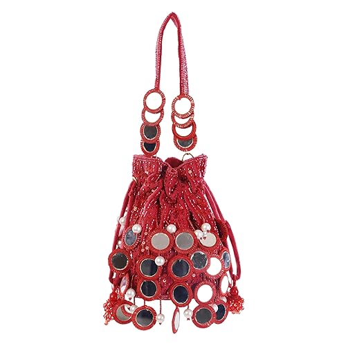 Indian Handmade Gold Nakli Crafted Clutch Bags