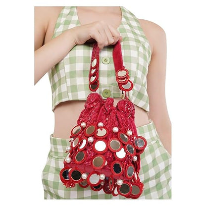 Indian Handmade Gold Nakli Crafted Clutch Bags